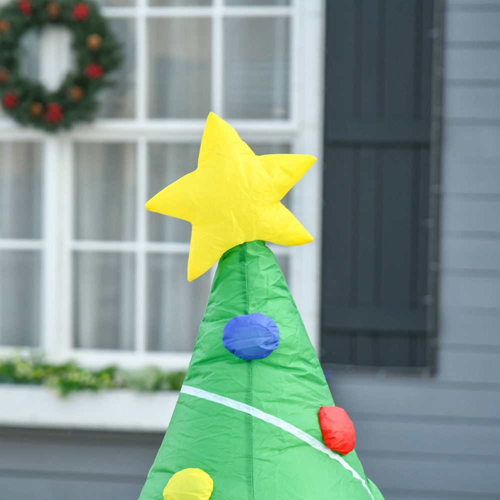 Everglow Green Inflatable Christmas Tree with LED 4.9ft Image 3