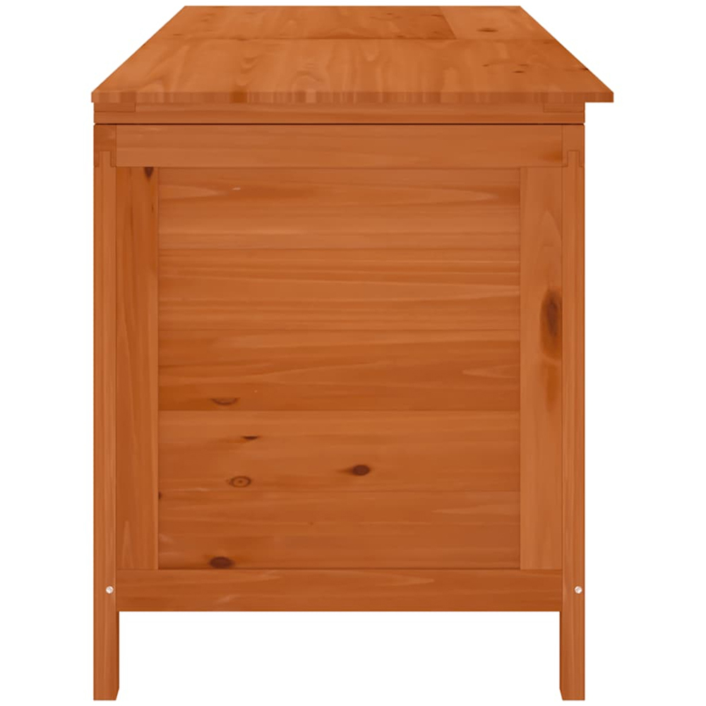 vidaXL 56.5 x 150 x 50cm Brown Fir Wood Garden Storage Box Image 4