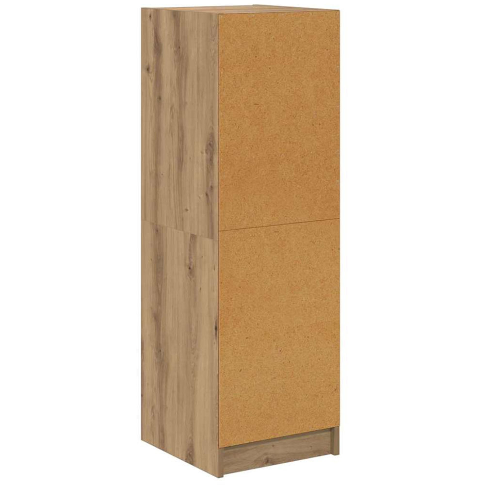 vidaXL 3 Glass Door Artisan Oak Highboard Image 6