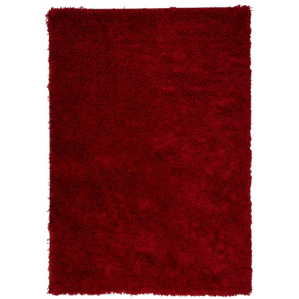 Homemaker Jazz Red Shaggy Rug 200 x 290cm Image 2