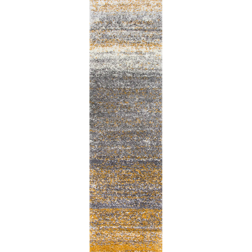 Kukoon Alder Ochre Shaggy Rug 60 x 240cm Image 2