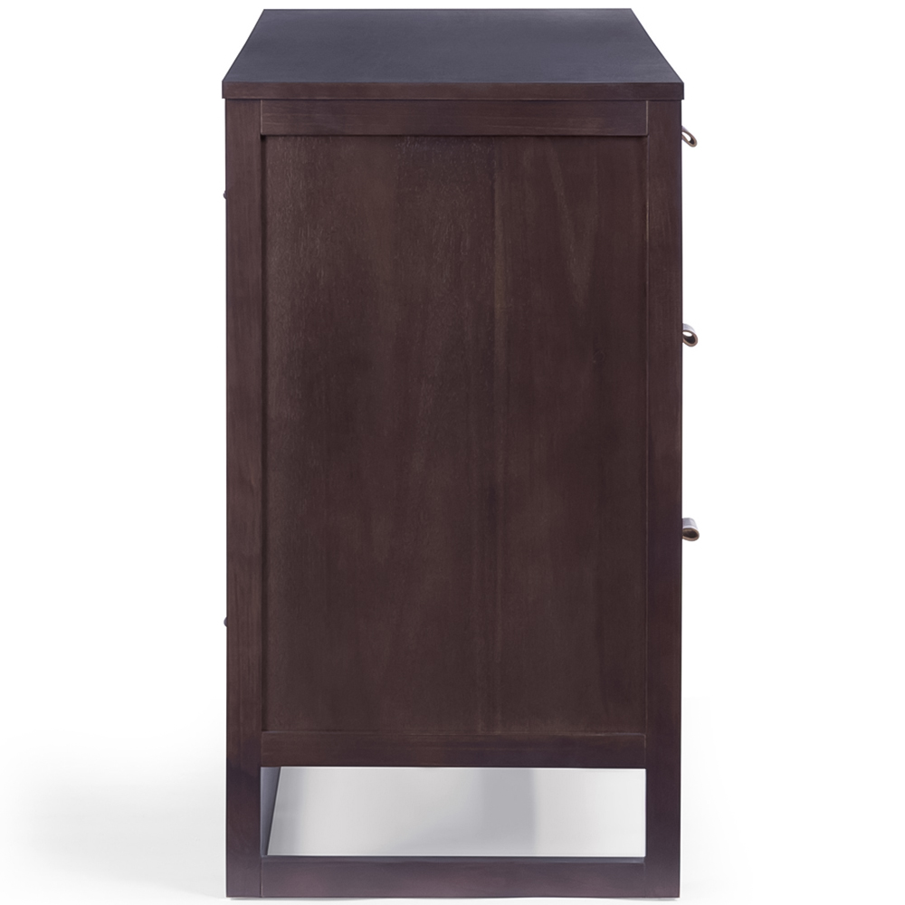 Teamson Home Hatteras 6 Drawer Espresso Dresser Image 4