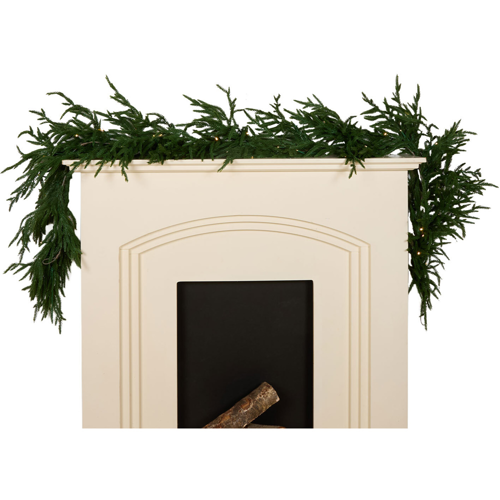 LED Real Touch Garland Green Image 9