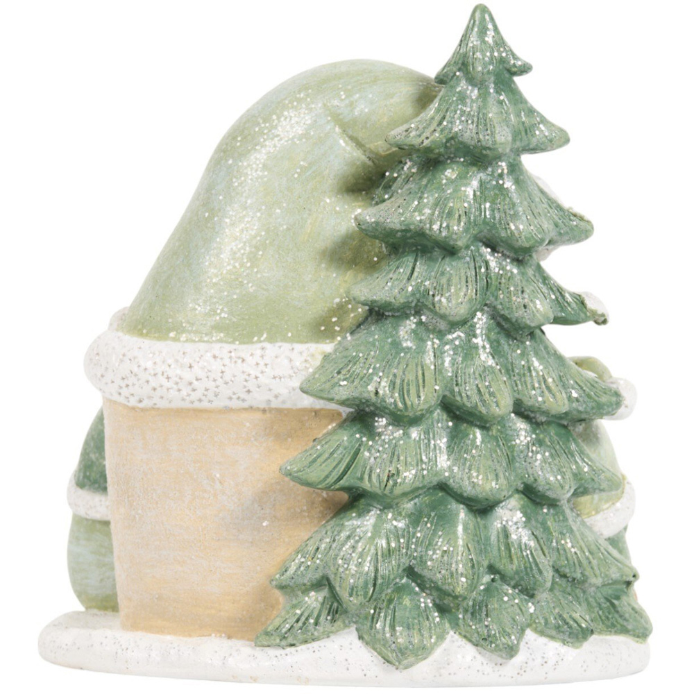 Cosy Cottage House Scene OrnamentGreen Image 3