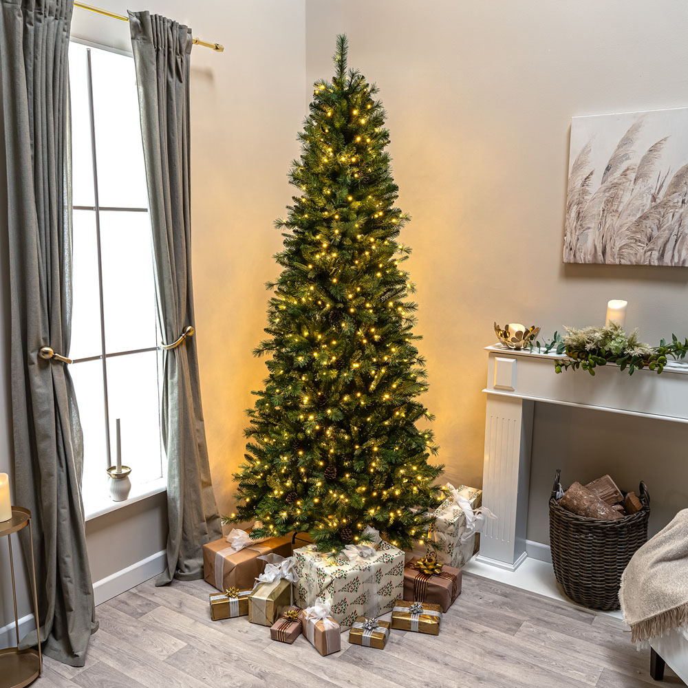 The Christmas Centre Arundel Warm White LED Pre-Lit Pine Artificial Xmas Tree 6.5ft Image 7