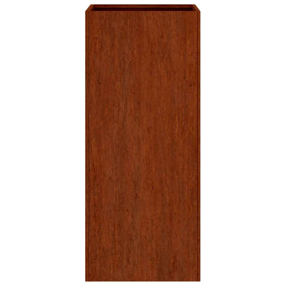 vidaXL Brown Corten Steel Garden Planter 75 x 32 x 29cm Image 4