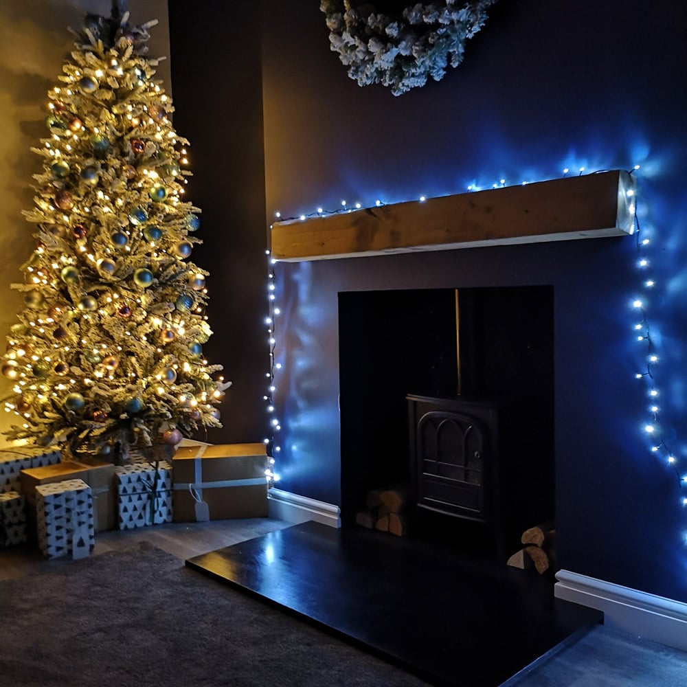 Samuel Alexander 240 White and Warm White LED Colour Changing String Lights Image 4