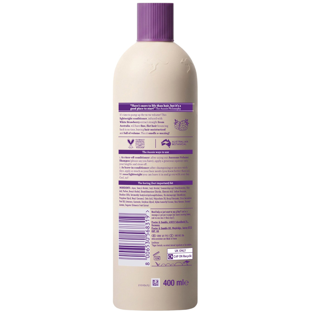 Aussie Aussome Volume Lightweight Conditioner Image 2