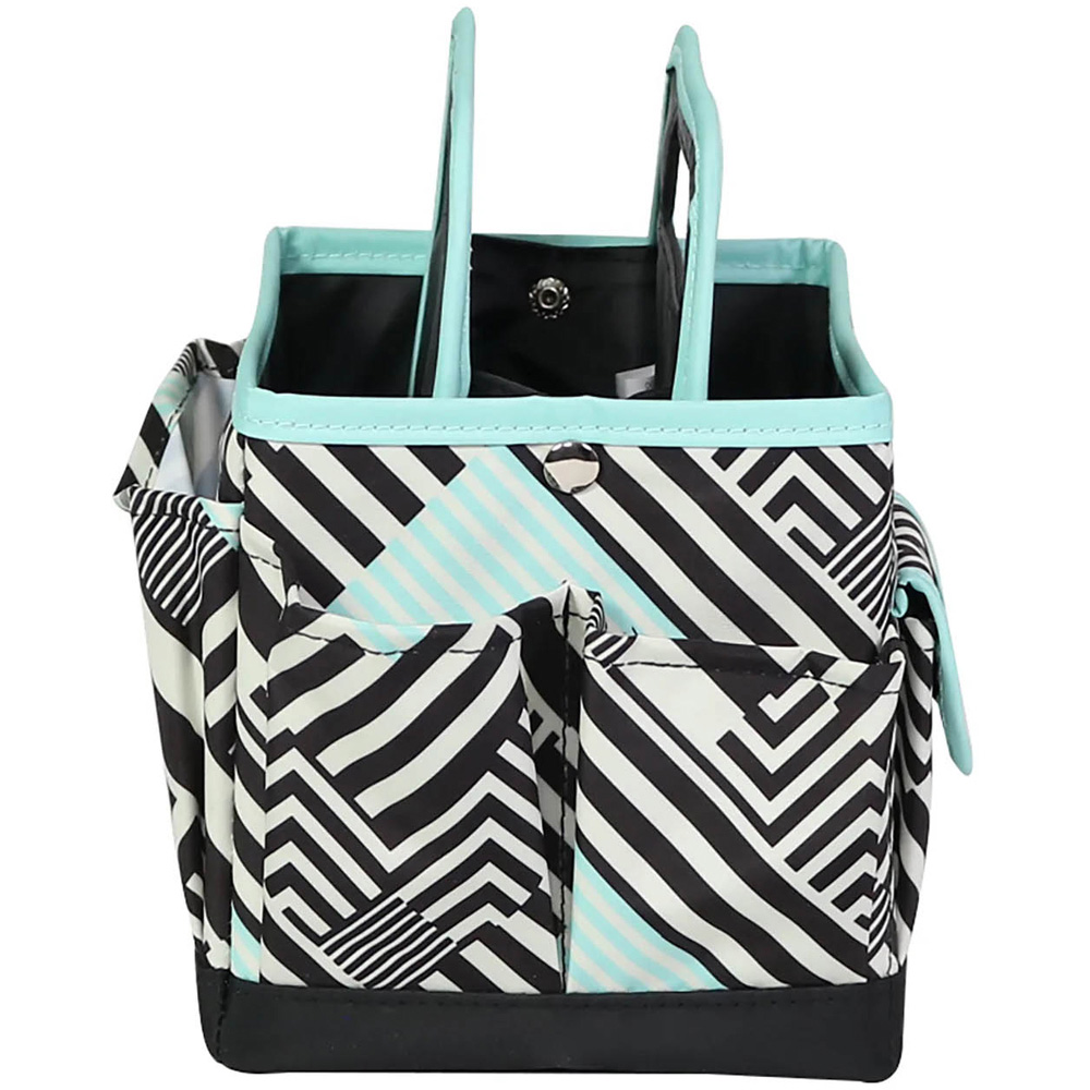 Everything Mary EVM12830-2 Black and Mint Geometric Desktop Organiser 20.3 x 15.2 x 21.6cm Image 3