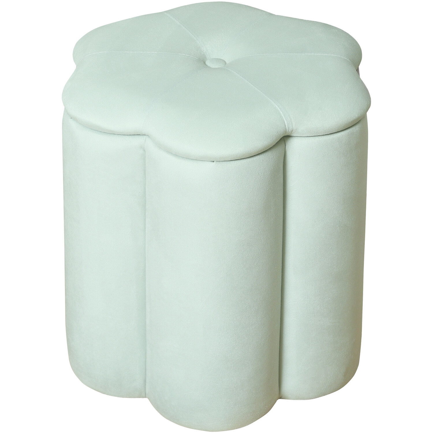 Flower Footstool Green Image 2