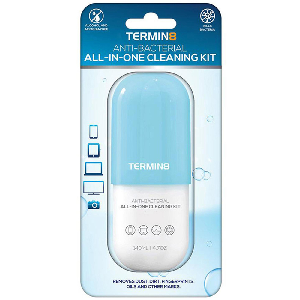 Termin8 All in One Antibacterial Screen Cleaning Kit Image 1
