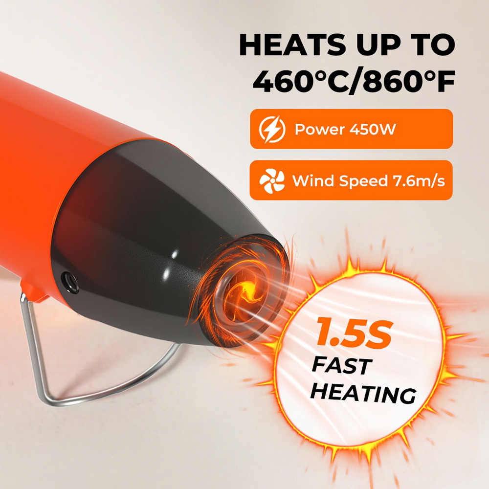 Traderight Portable Hot Air Gun 450W Image 3