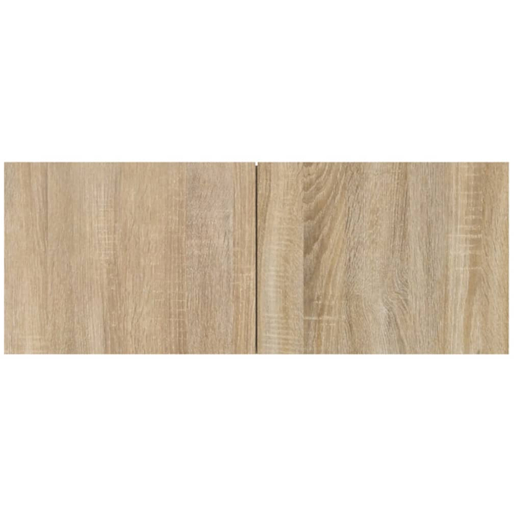 vidaXL 14 Door Sonoma Oak Wall Mounted TV Cabinet Image 6