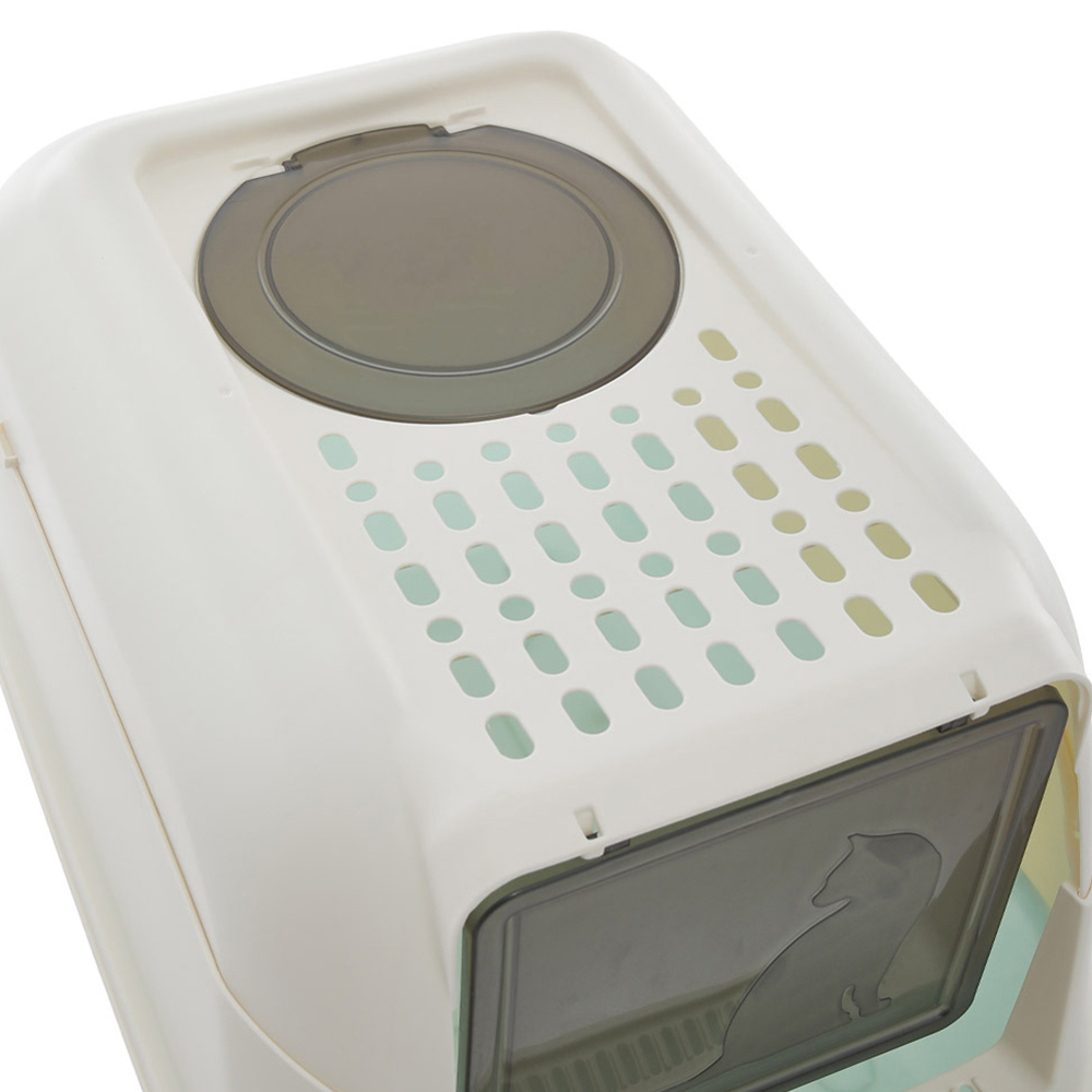 H&O Direct Odourless Cat Litter Box with Scoop Large Image 3