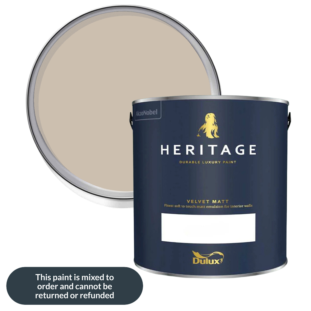 Dulux Heritage Walls and Ceilings Rope Ladder Velvet Matt Emulsion Paint 2.5L Image 1