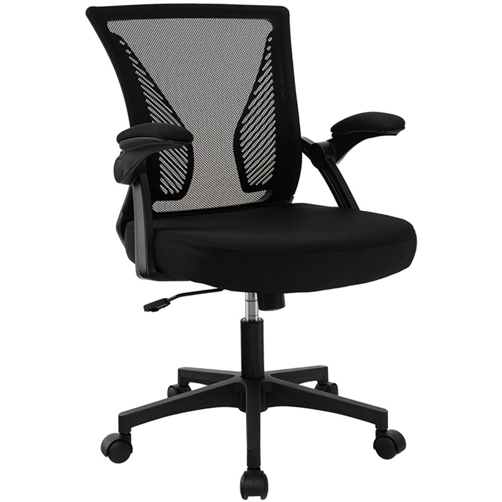 Costway Black Ergonomic Swivel Office Chair Image 2
