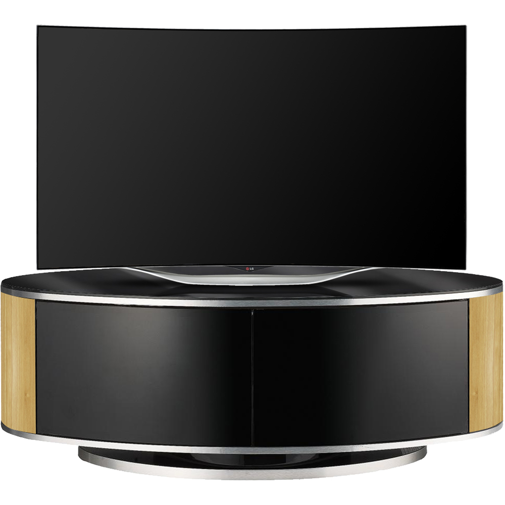 MDA Designs Luna 2 Door Oak TV Unit Image 5