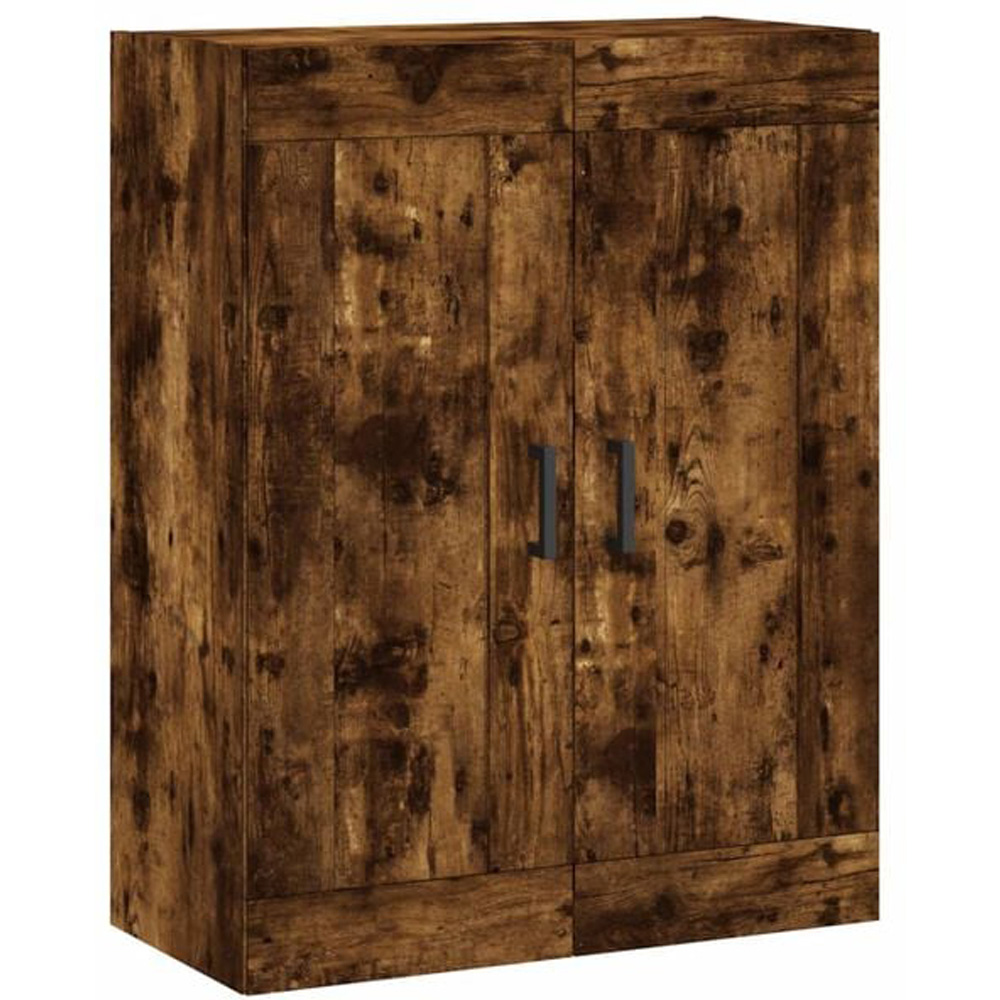 vidaXL 4 Door Smoked Oak Highboard Image 4