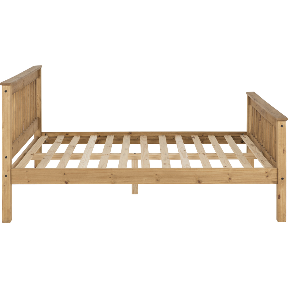 Seconique Monaco King Size Distressed Waxed Pine High End Bed Image 4