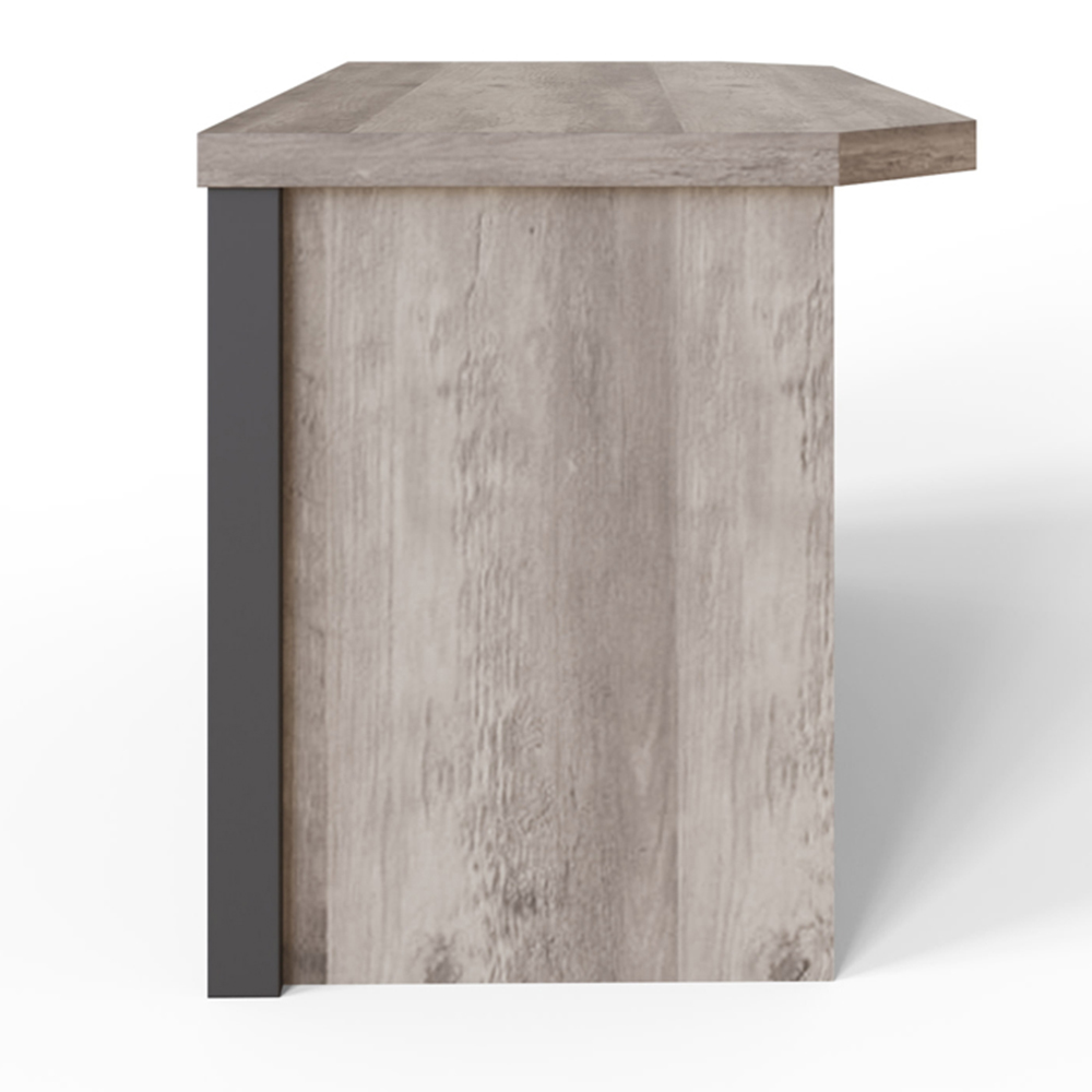 GFW Boston 2 Drawer Grey Corner TV Unit Image 5
