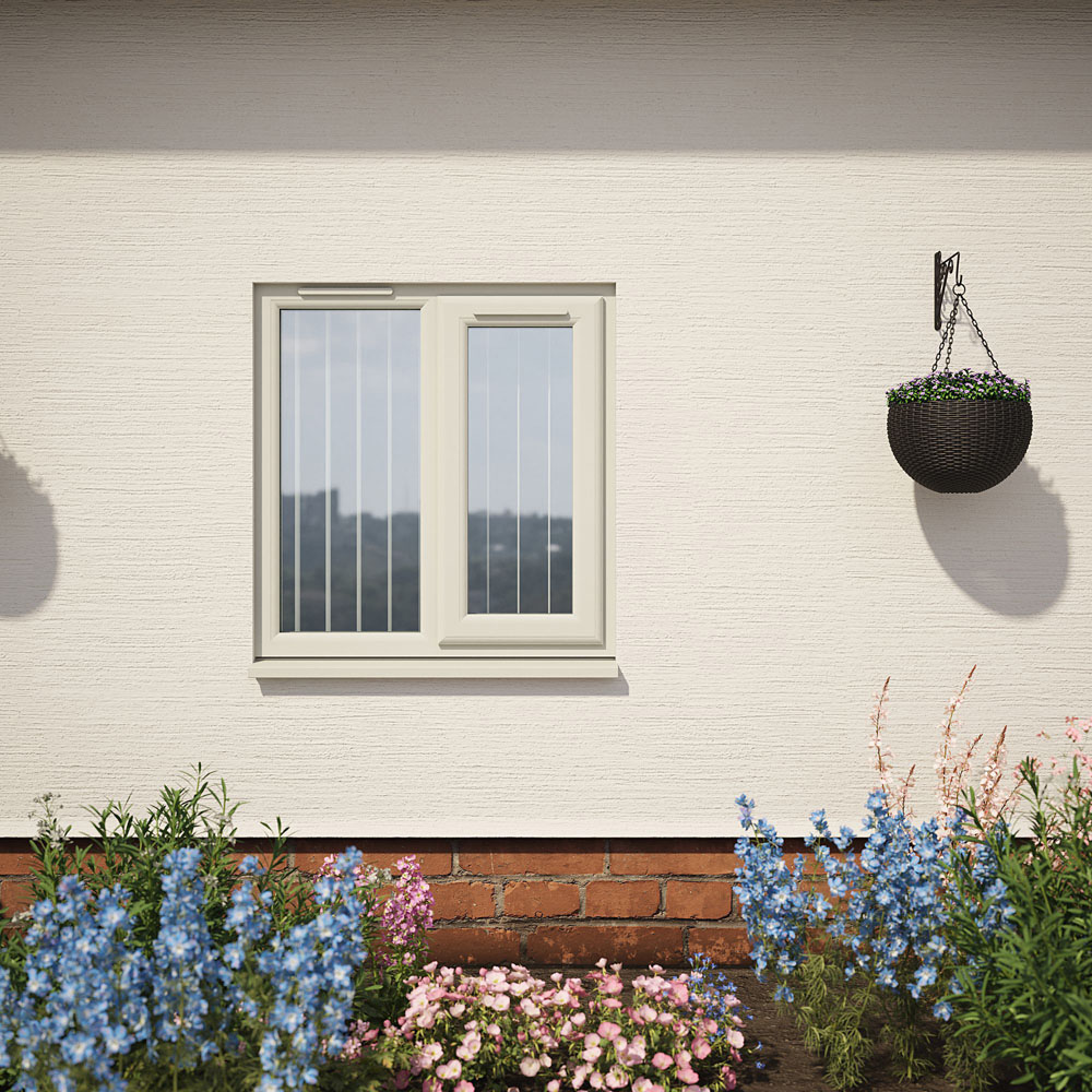 Crystal Agate and White RH Side Hung Next to a Fixed Obscure Triple Glazed Window 905 x 965mm Image 5