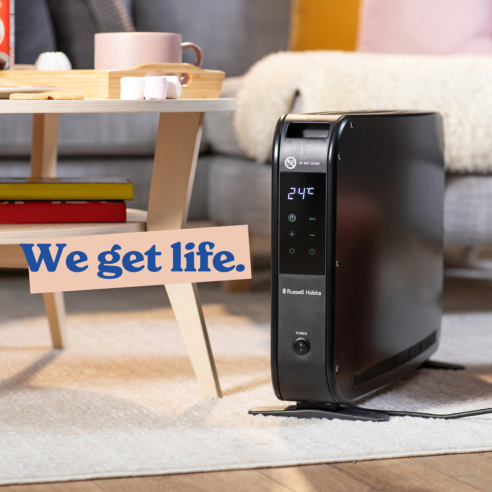 Russell Hobbs RHCVH2003B Black Digital Touch Panel Convection Heater 2000W Image 2