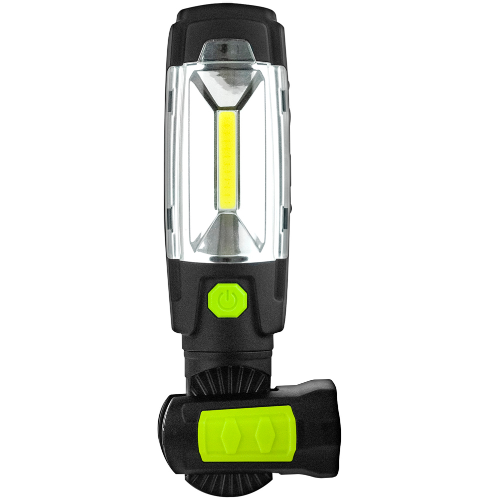 Luceco 300 Lumens USB Rechargeable Rotation Inspection Torch with Powerbank Image 2