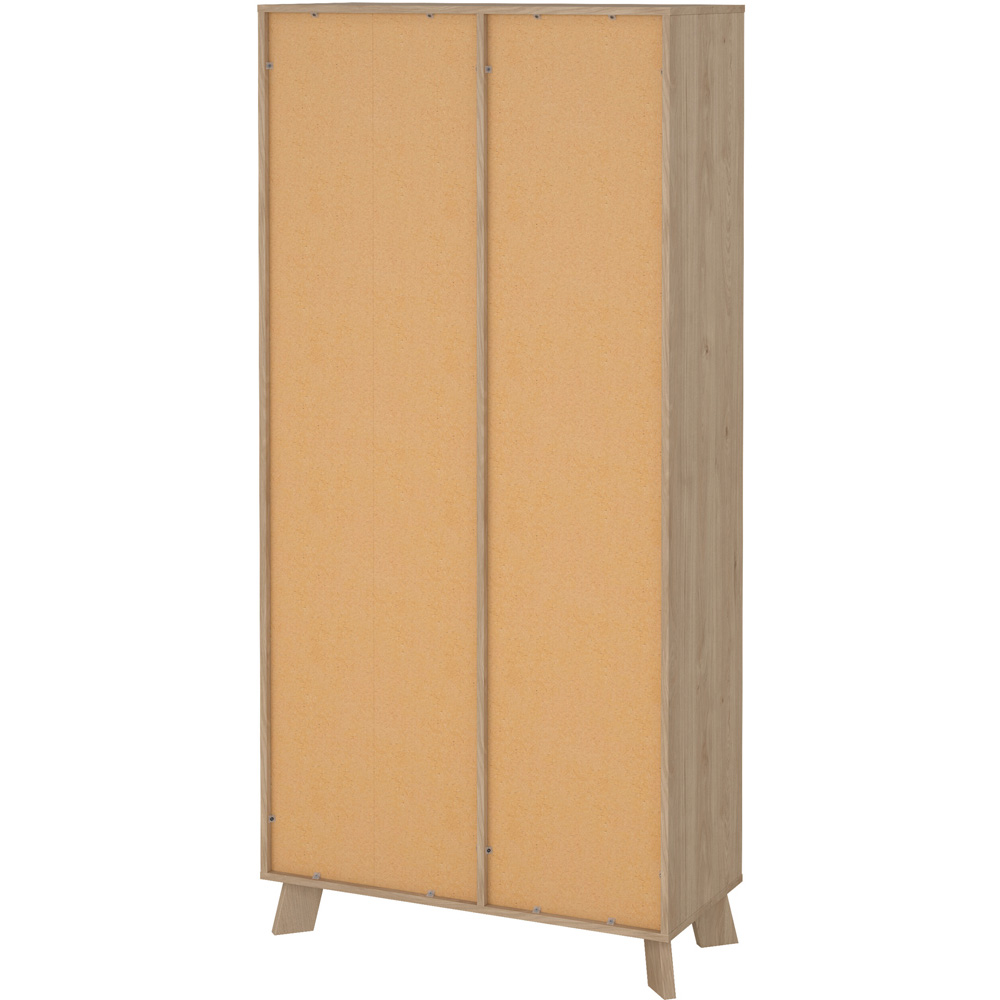 Furniture To Go Ikast 2 Door White and Brown Cabinet Image 5