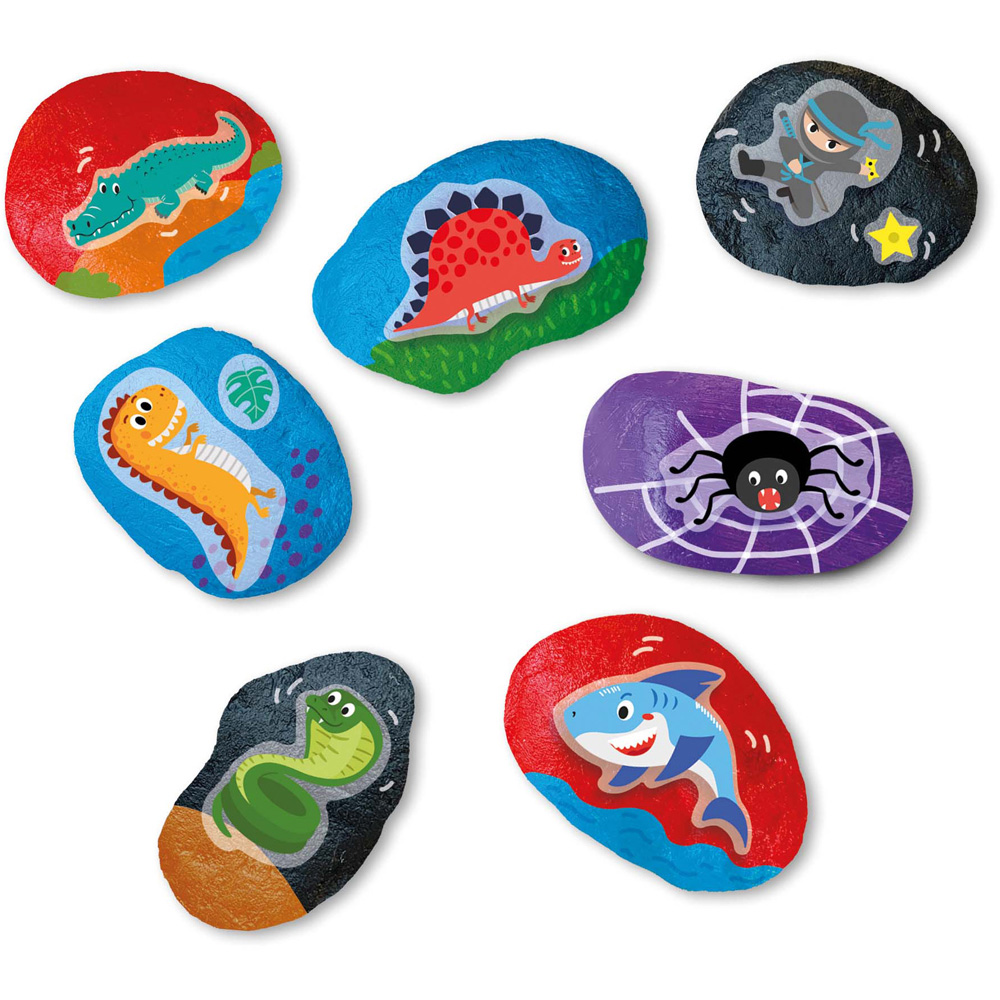 SES Creative Rub-On Rock Painting Kit Image 4