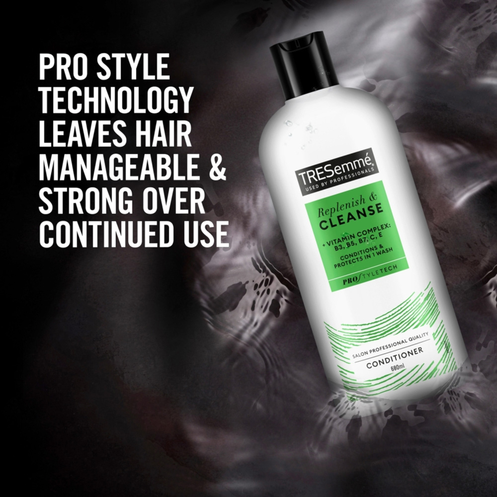 Tresemme Replenish and Cleanse Conditioner 680 ml 6 Pack Image 6