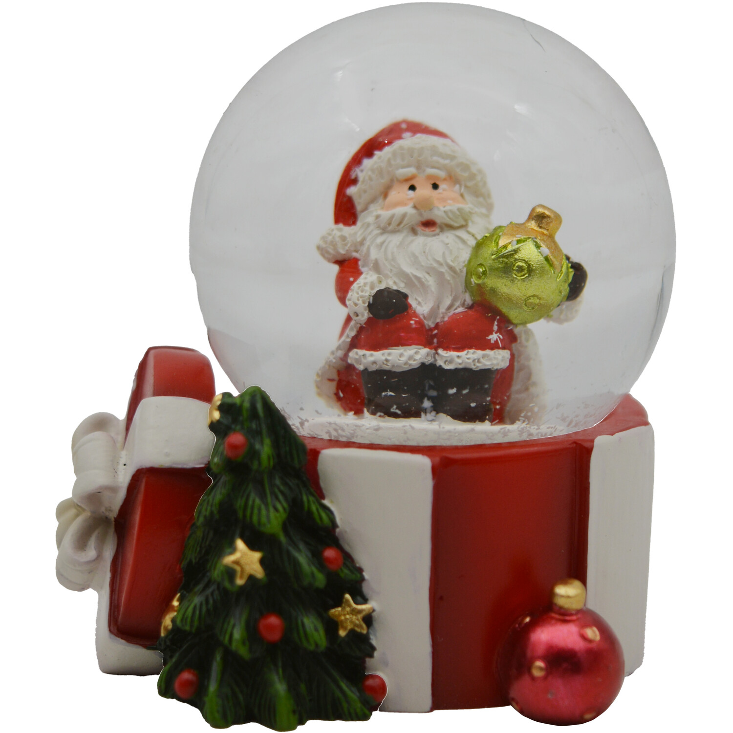 Mini Santa or Bear Snow Globe Multicolour Image 1
