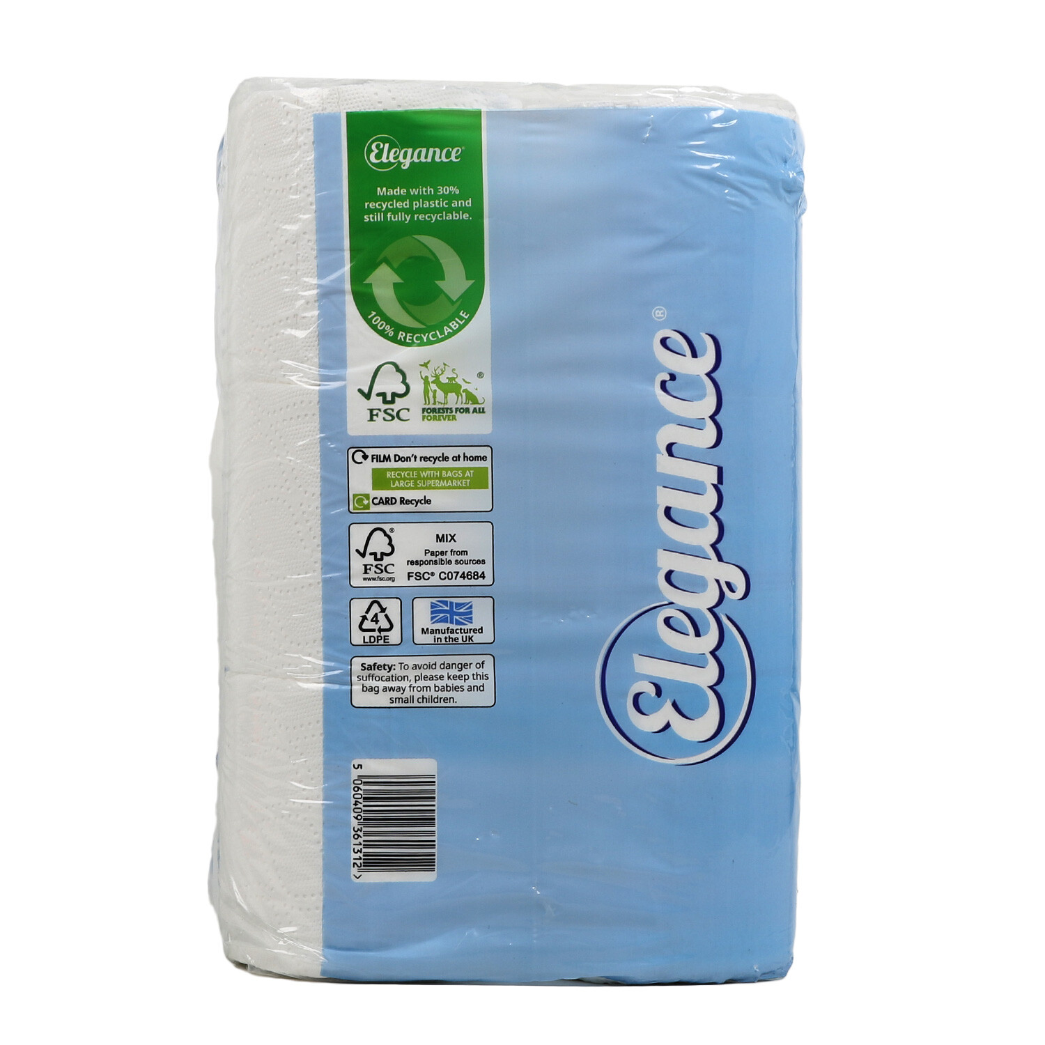 Pack of 24 Elegance Feather Soft Toilet Tissue Image 4