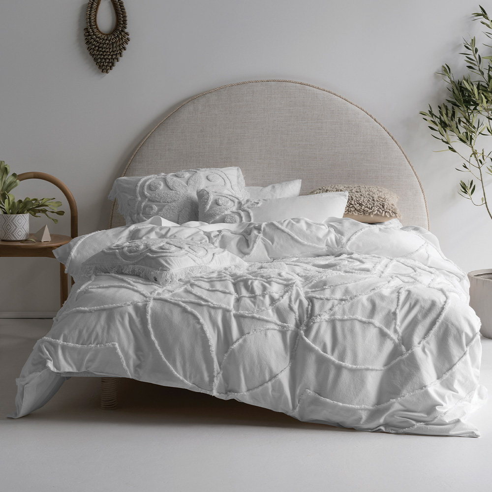 Linen House Manisha Single Tufted Duvet Cover Set Image 1