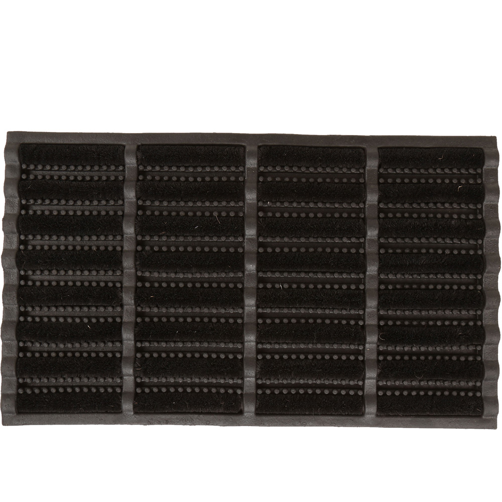 Charles Bentley Black Boot Scraper Mat 45 x 295cm Wilko