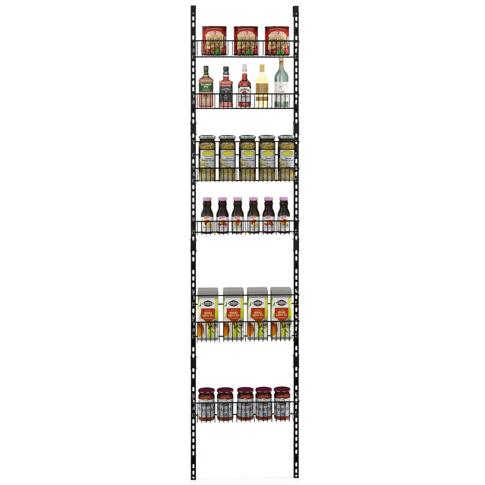 Costway 6 Shelf Over The Door Pantry Rack Image 1