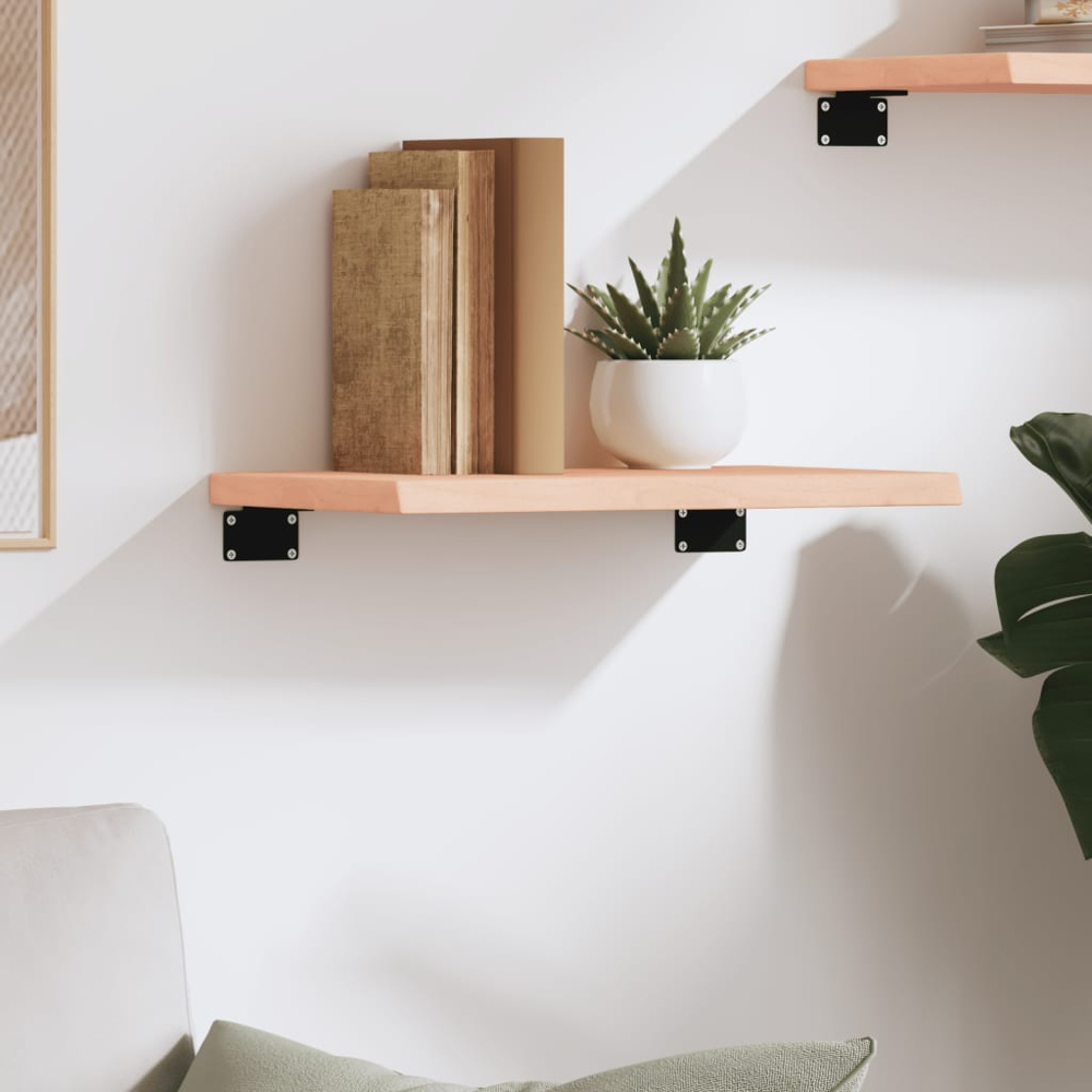 vidaXL 40 x 30 x 2cm Brown Wall Shelf Image 2