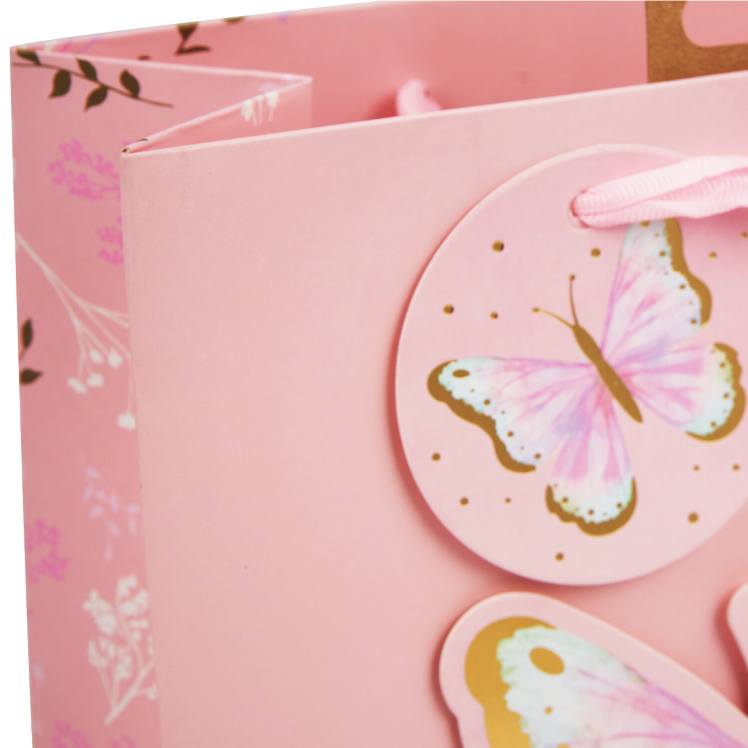 3D Butterfly Bag Medium - Pink Image 4