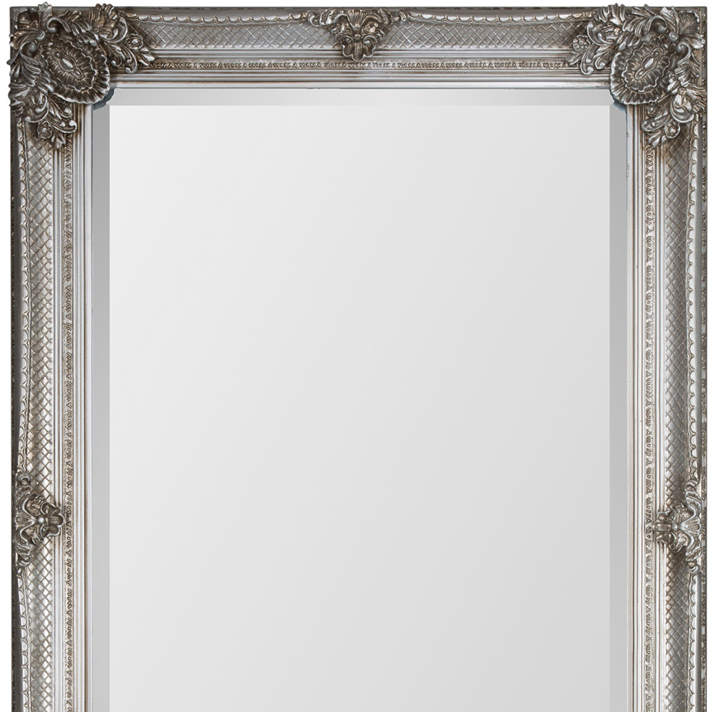 Regency Antique Silver Lean To Mirror 170 x 80cm Image 3