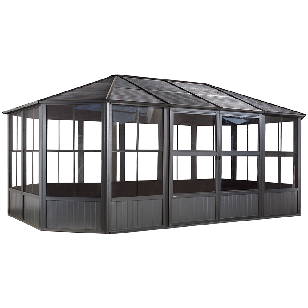 Sojag Charleston 3.7 x 5.5m Grey Solarium Image 1