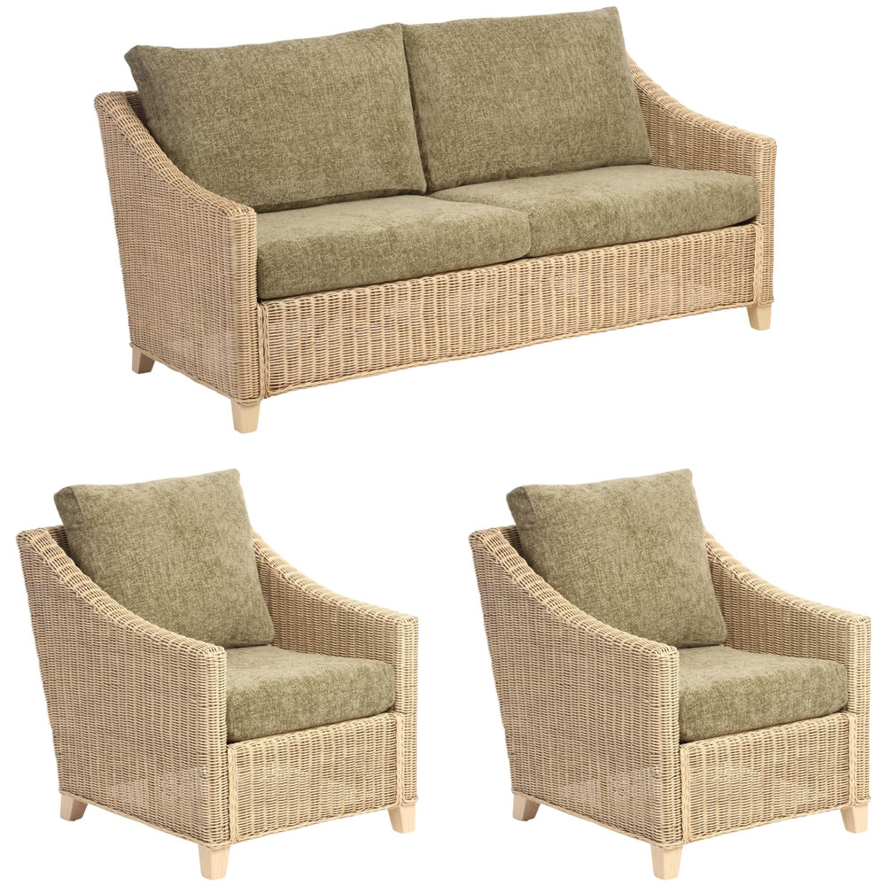 Desser Furniture Dijon 3 Seater Jubilee Sage Suite Image 2