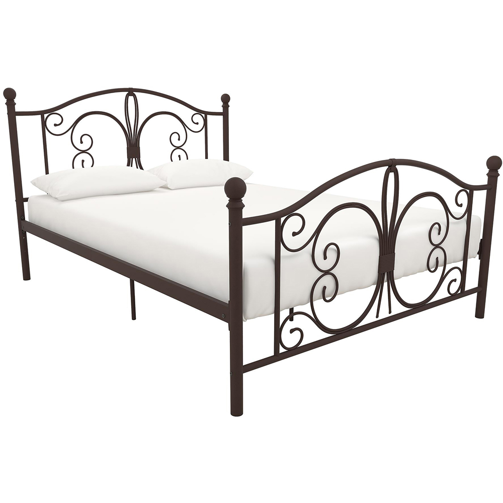 Dorel Bombay Double Bronze Metal Bed Frame Image 2