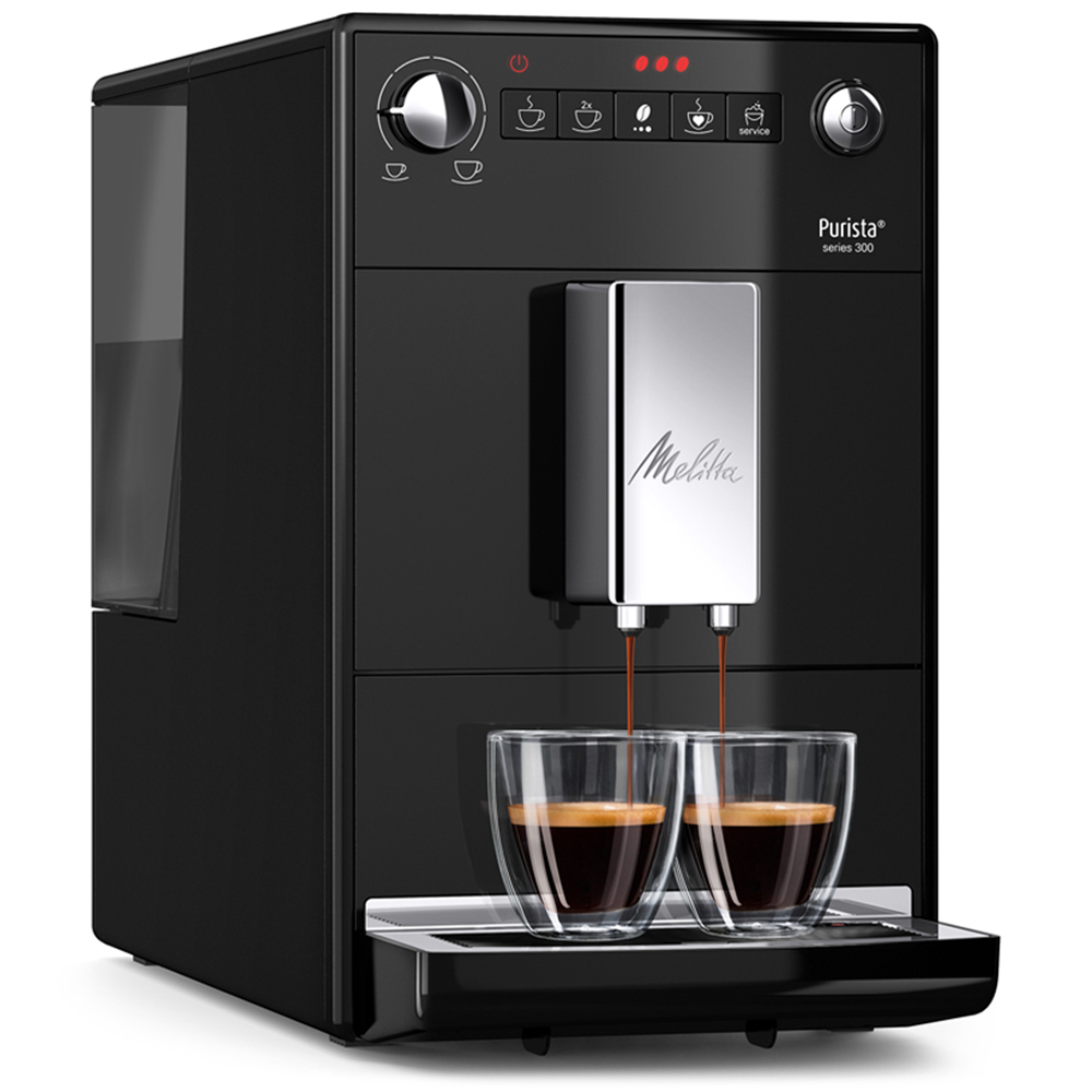 Melitta Purista Series 300 F230-102 Black Fully Automatic Coffee Machine Image 1