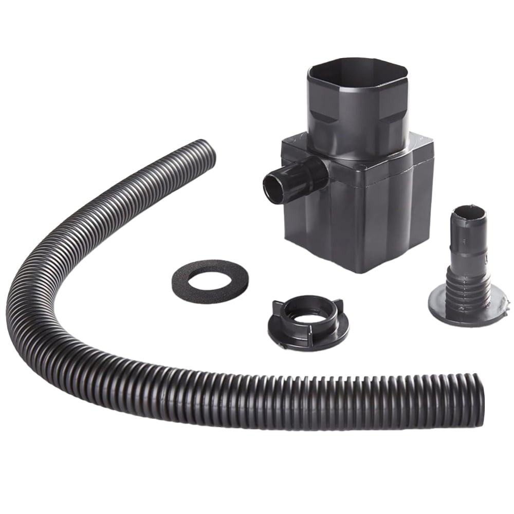 Straight PLC Black Standard Rain Diverter Kit Image 1