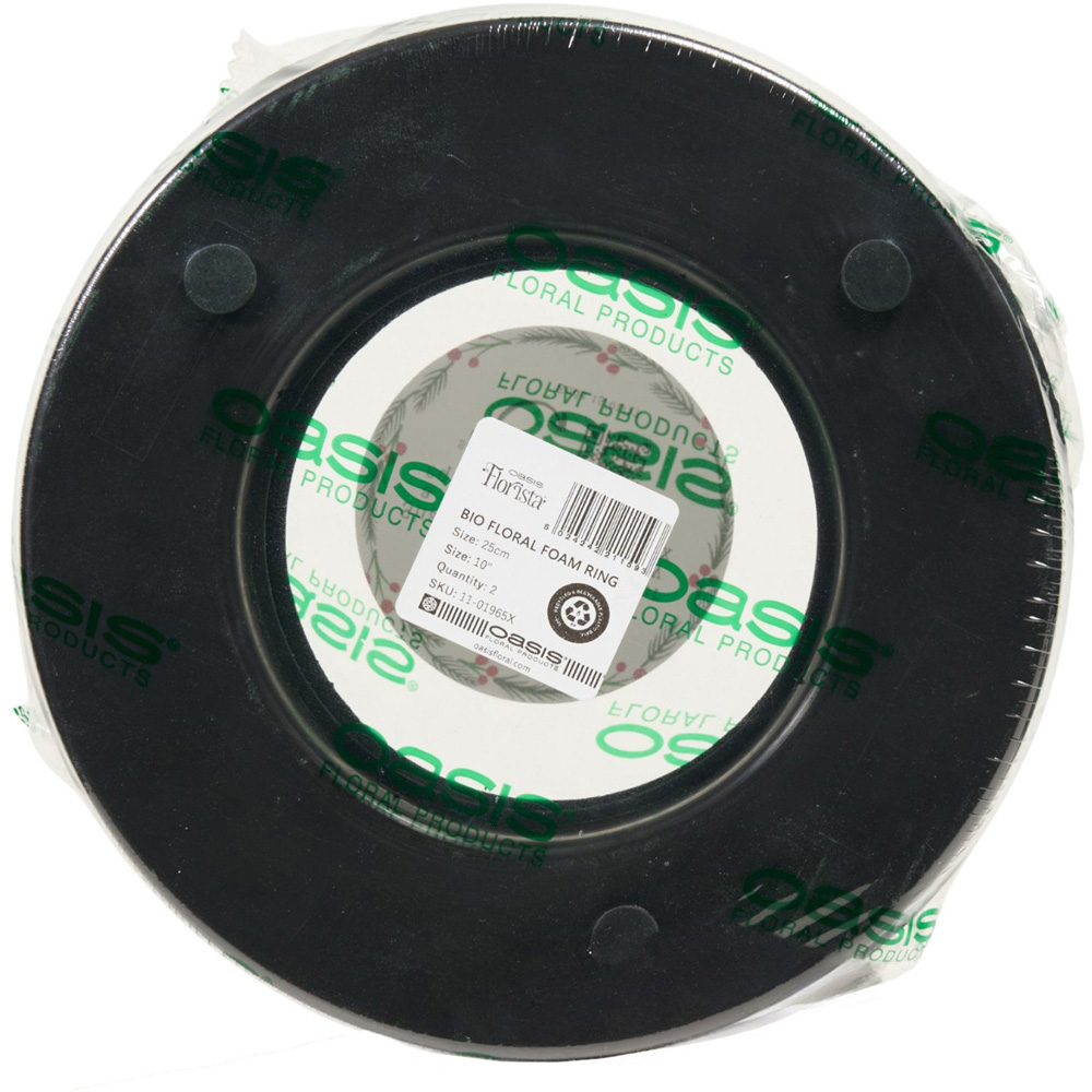 Pack of 2 Oasis Biodegradable Floral Rings 25cm Image 3