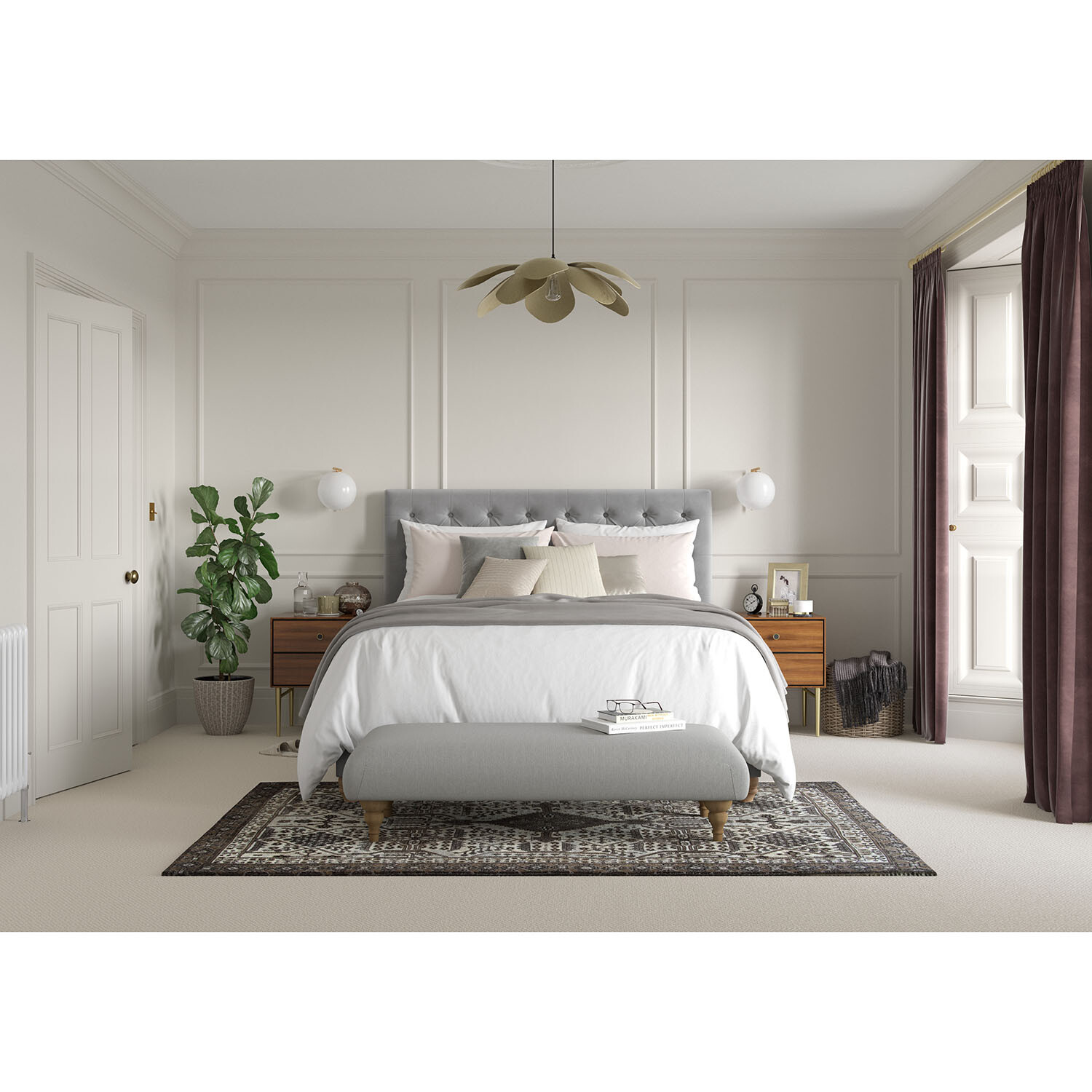 Dulux Heritage Walls and Ceilings Quartz Grey Velvet Matt Emulsion Paint 2.5L Image 8