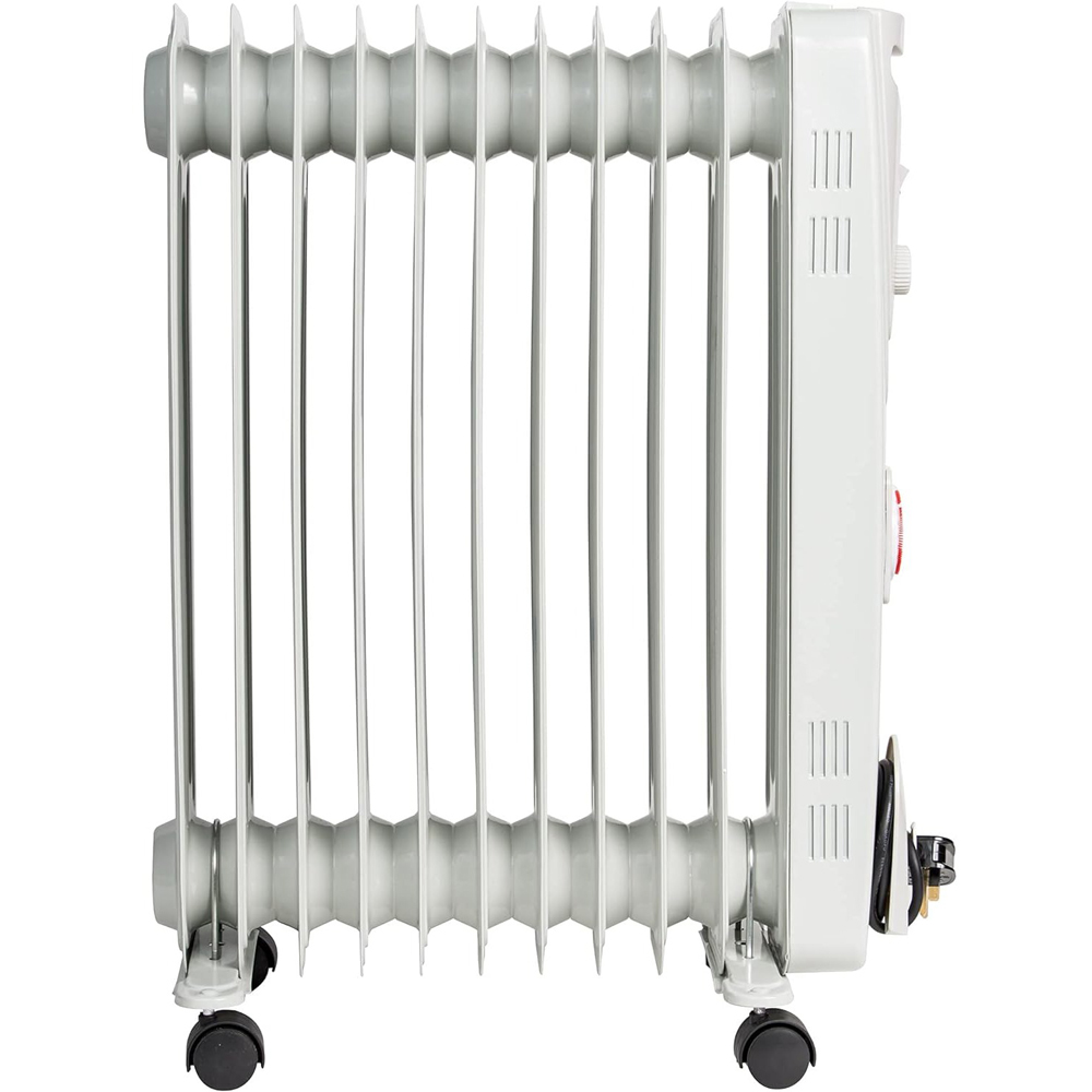 Mylek Oil Filled Heater with Adjustable Thermostat and Timer 2500W Image 4