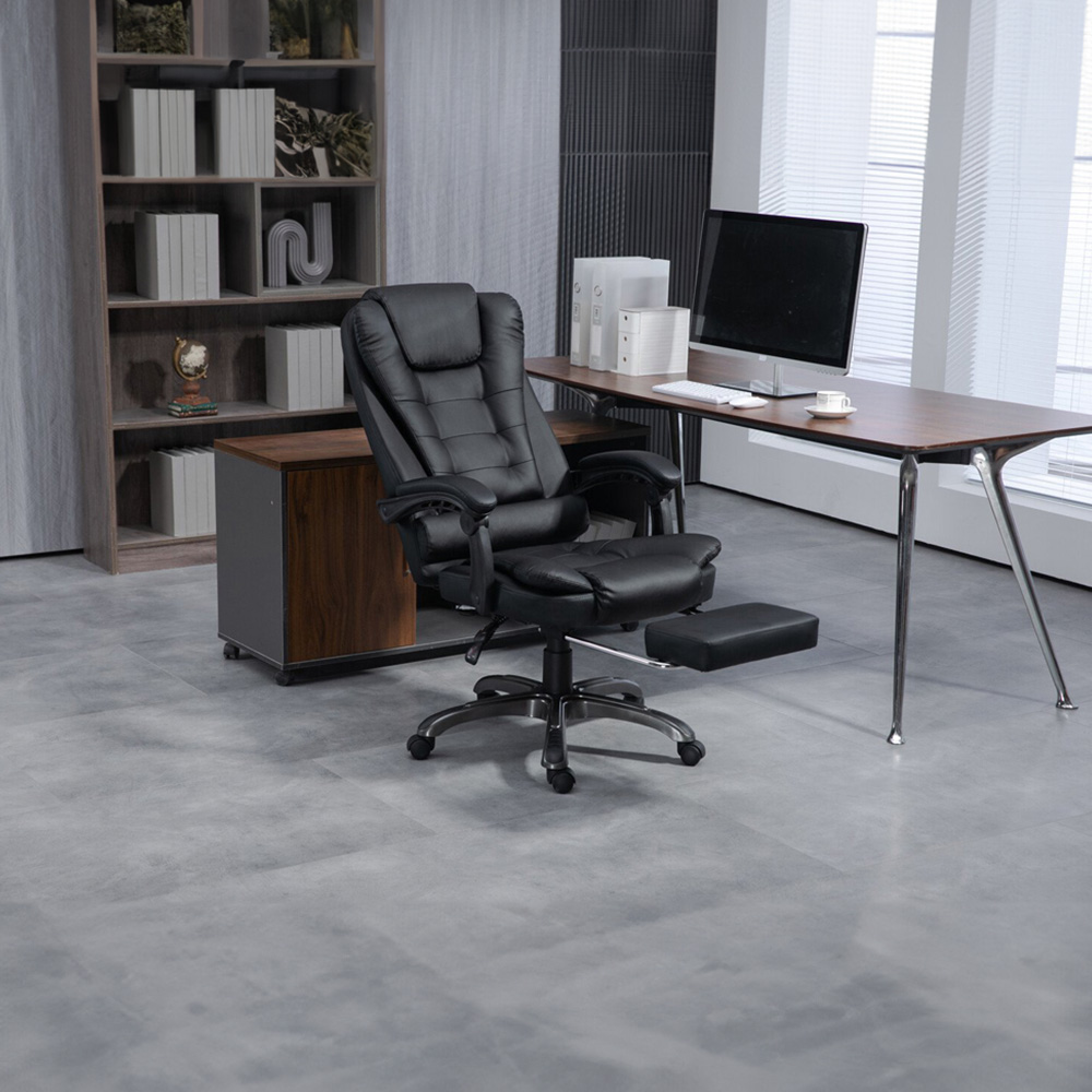 Heated Massage Chair - Black Image 10