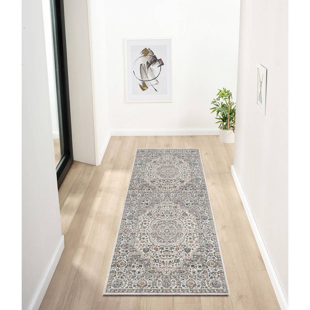 Portland Urco Zane Nuevo Beige Textured Runner Rug 66 x 200cm Image 4