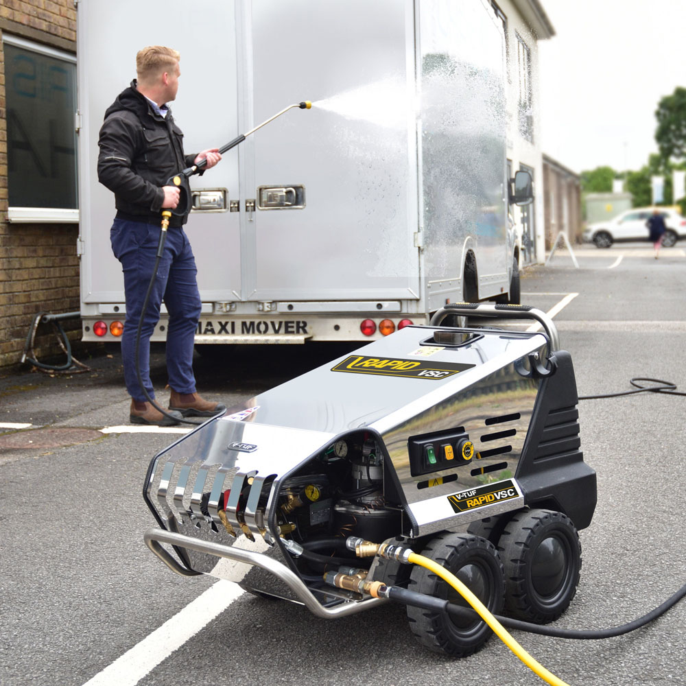 V-TUF RAPID VSCF Industrial Hot Water Pressure Washer 100Bar with Commercial Foam System Image 2
