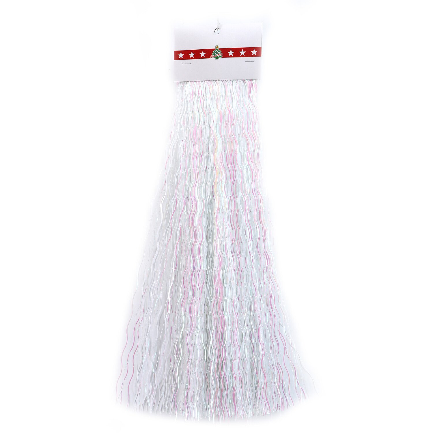 White Iridescent Lametta White Image 1